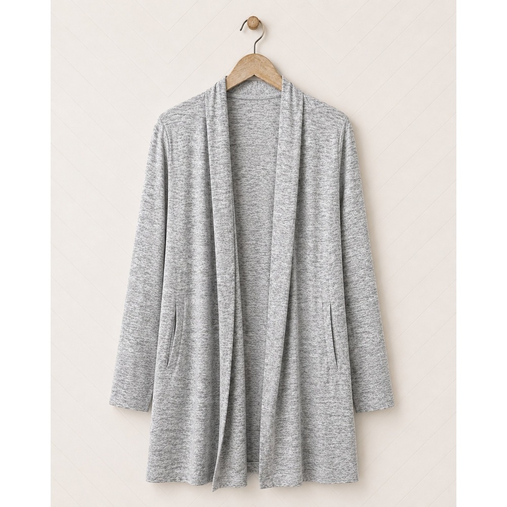 Banana Republic Heather Gray Open Front Cardigan Sweater XL